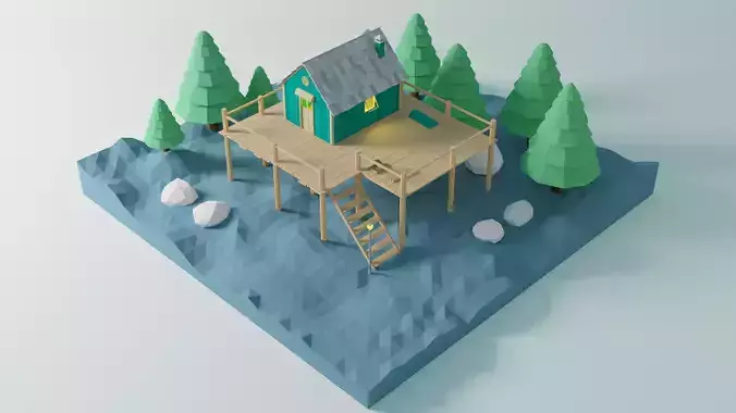 3D Animation 2 triangle