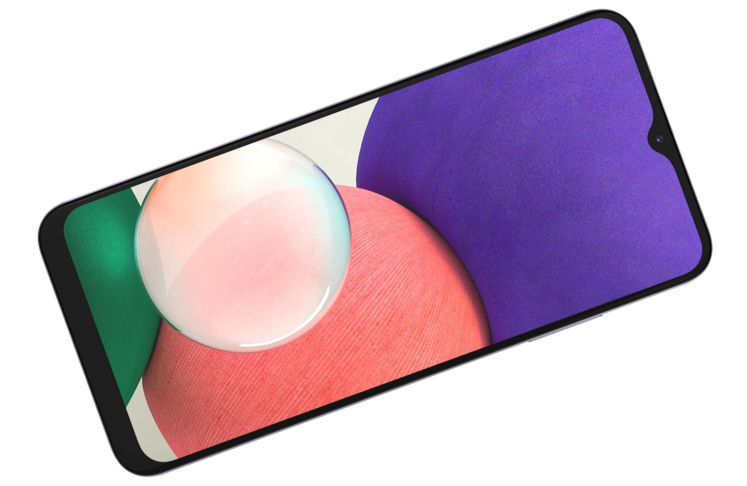 Samsung Galaxy A22 5G Violet 3D model_10