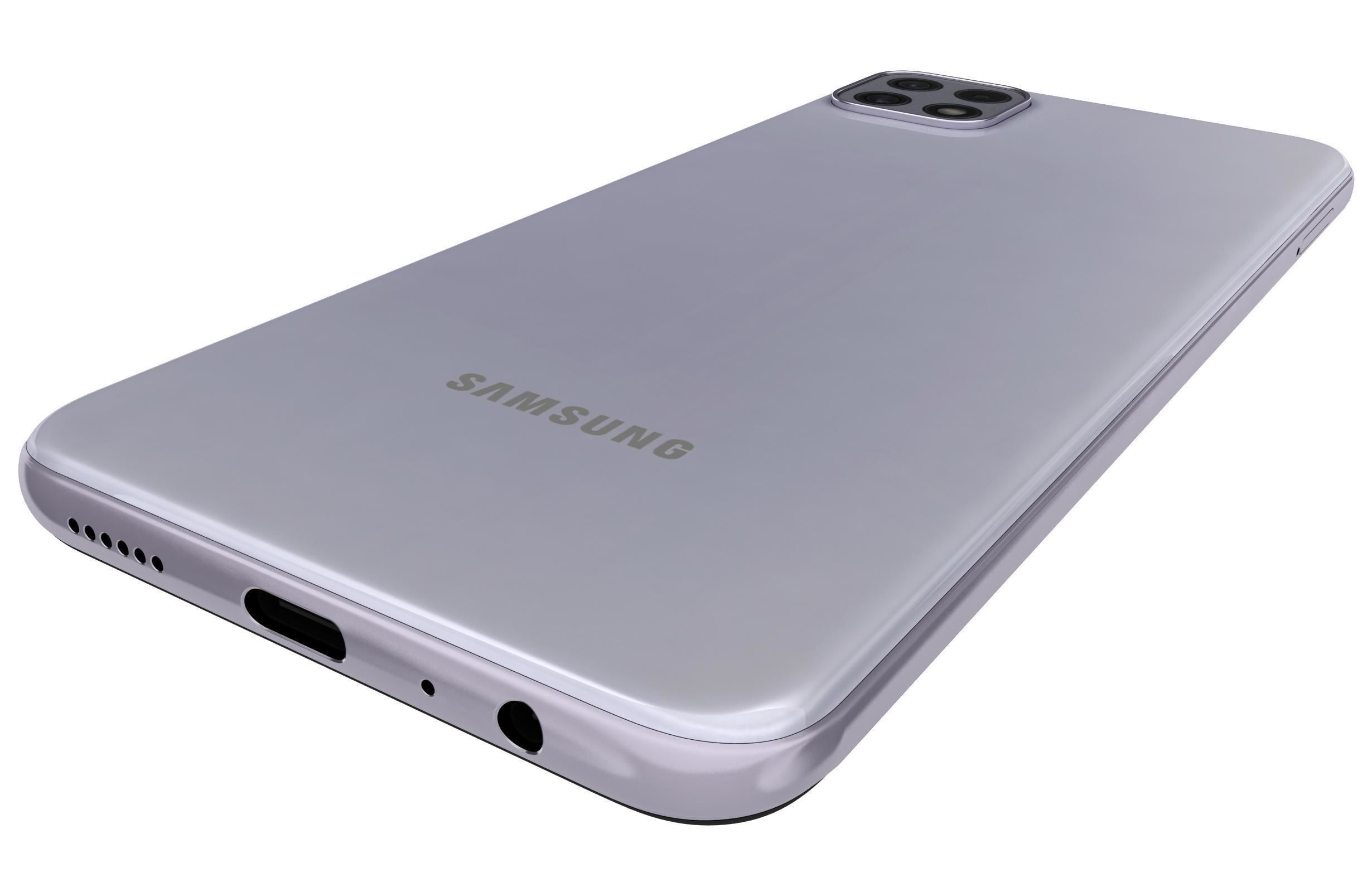 Samsung Galaxy A22 5G Violet 3D model_14