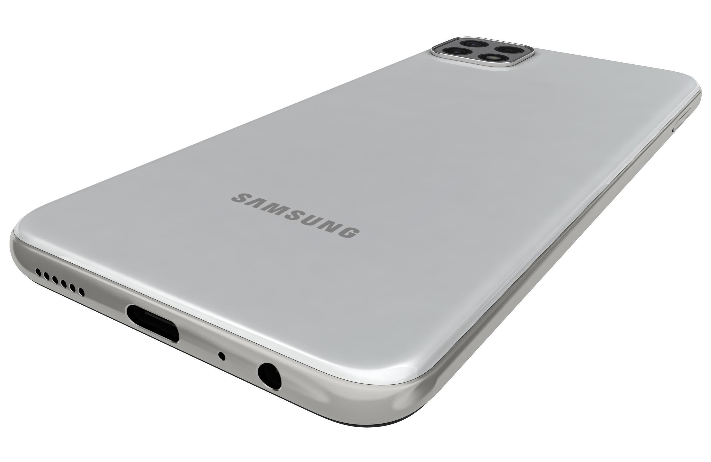 Samsung Galaxy A22 5G White 3D model_13