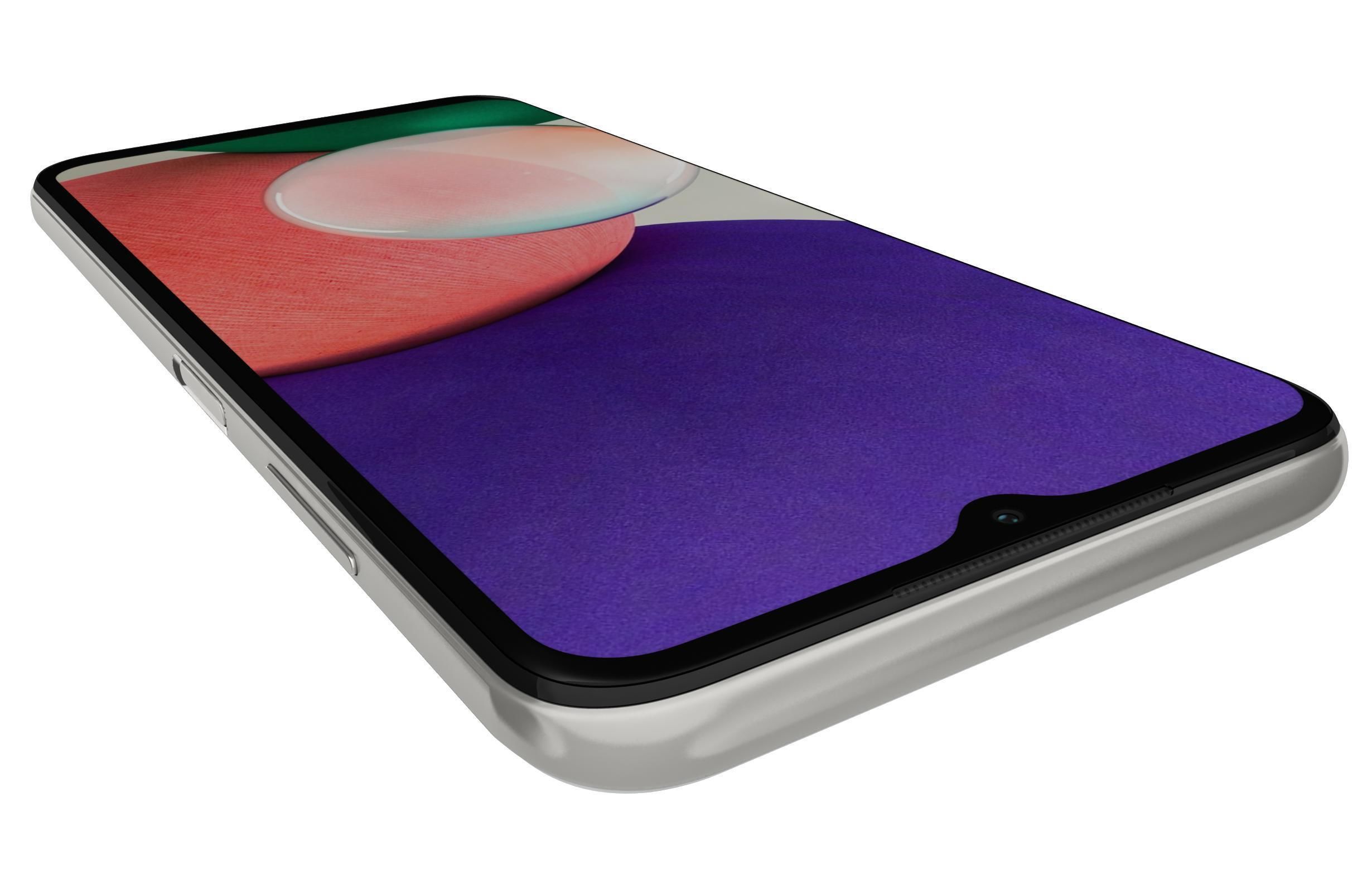 Samsung Galaxy A22 5G White 3D model_14