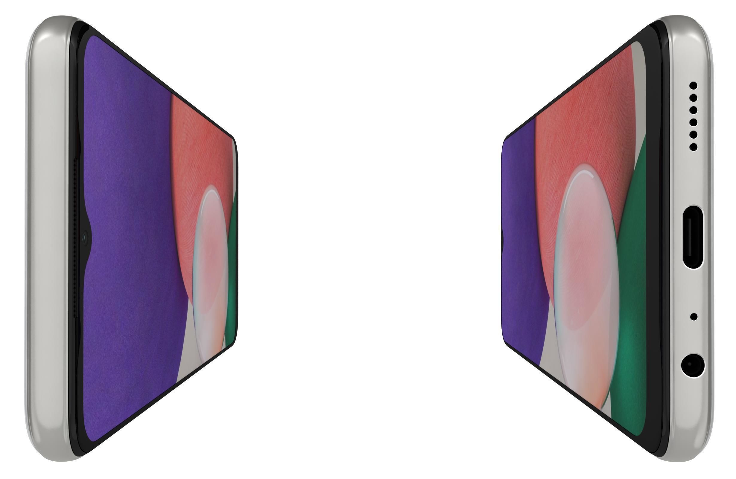 Samsung Galaxy A22 5G White 3D model_9