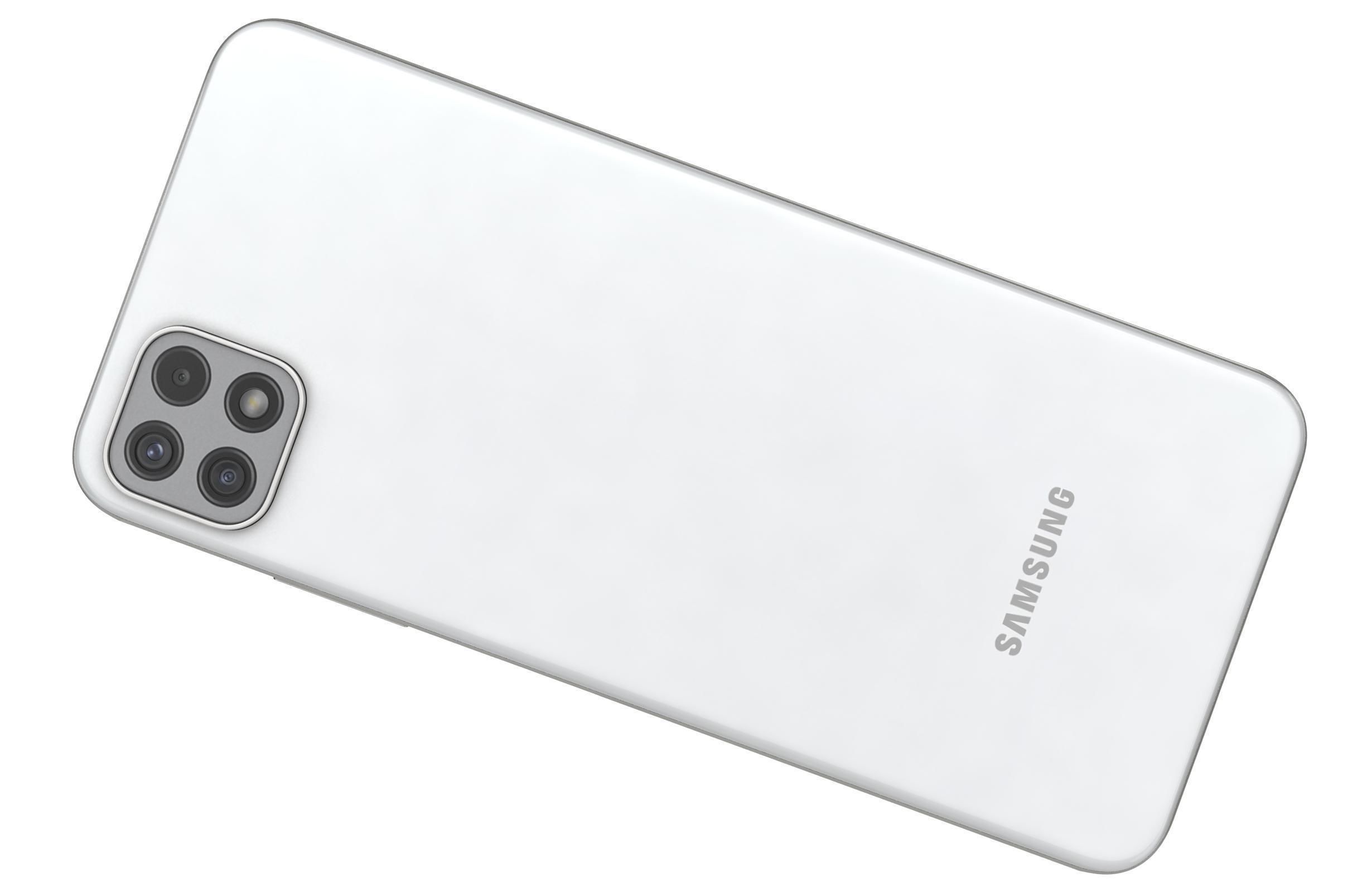 Samsung Galaxy A22 5G White 3D model_11