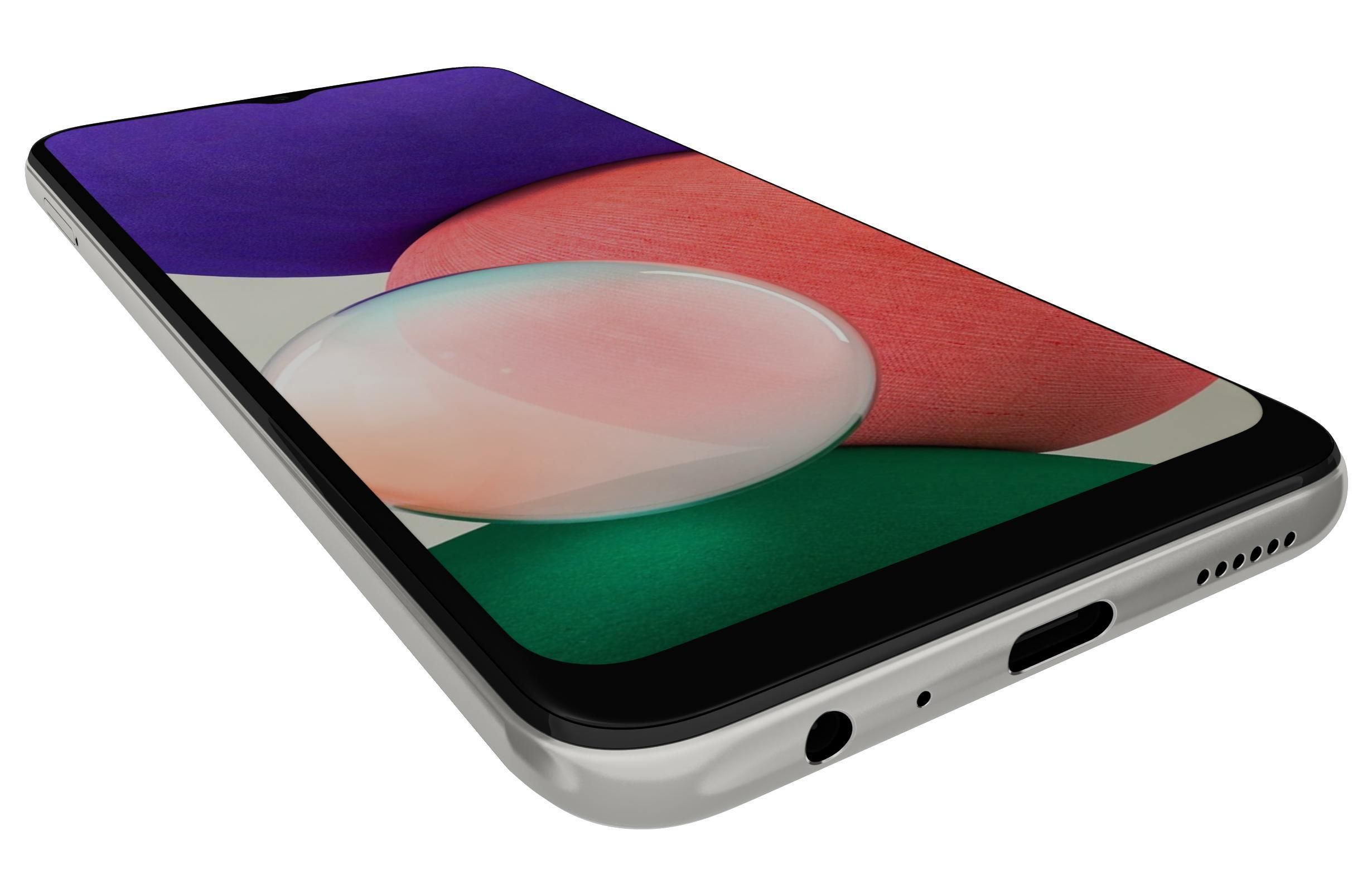 Samsung Galaxy A22 5G White 3D model_12