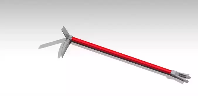 Door breaker and crowbar device for Firemen