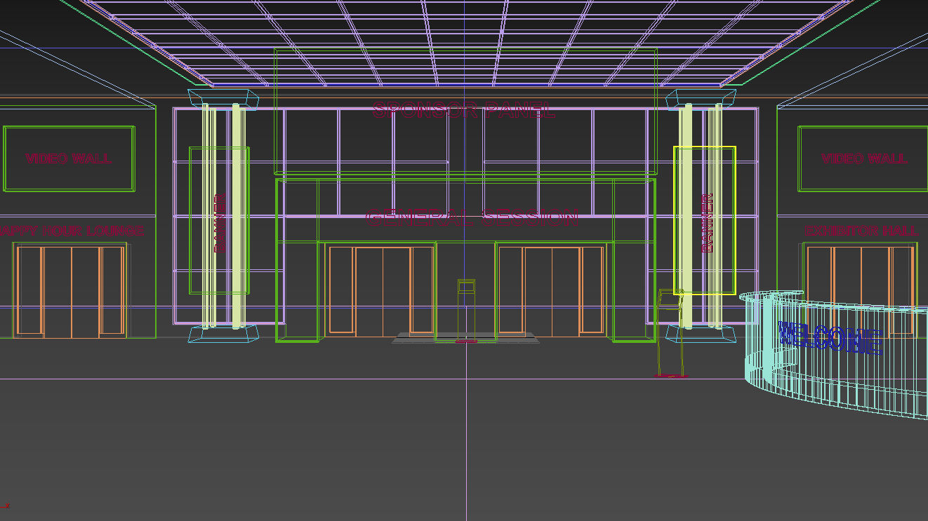 Virtual Lobby 3D Model Collection_12