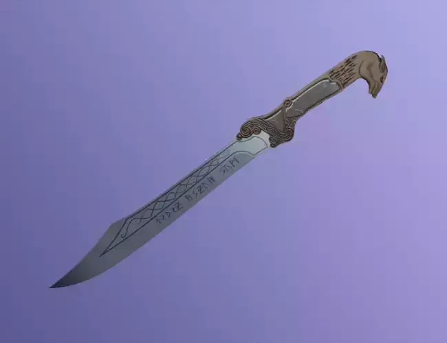 Loki sylvie sword cosplay 3d print