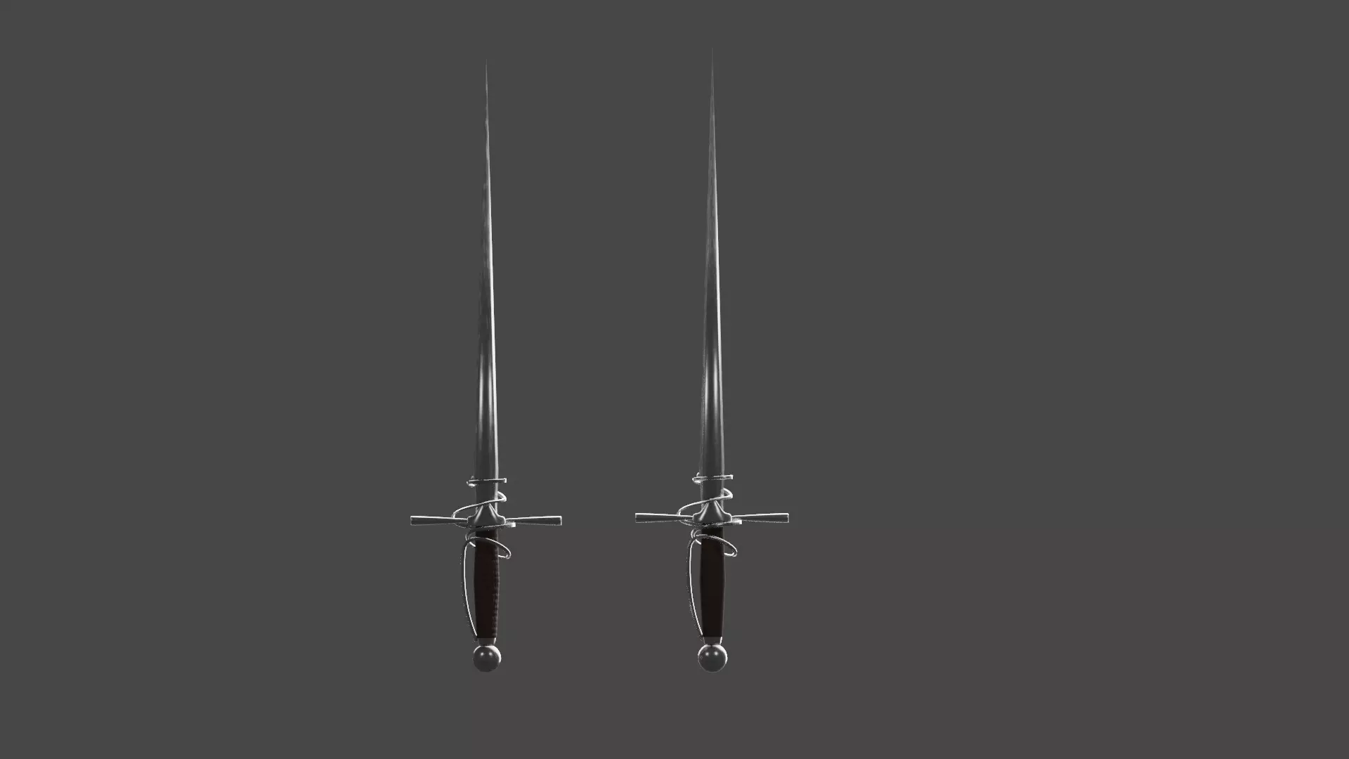 Sword Lance Free low-poly 3D model_0