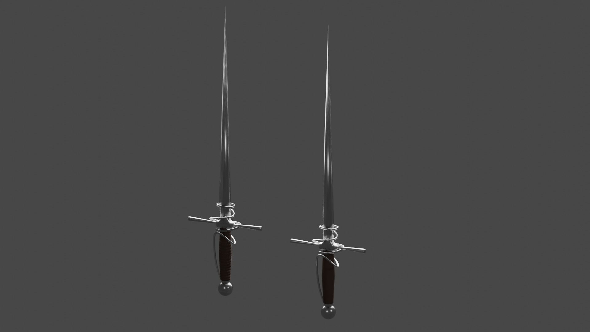 Sword Lance Free low-poly 3D model_7