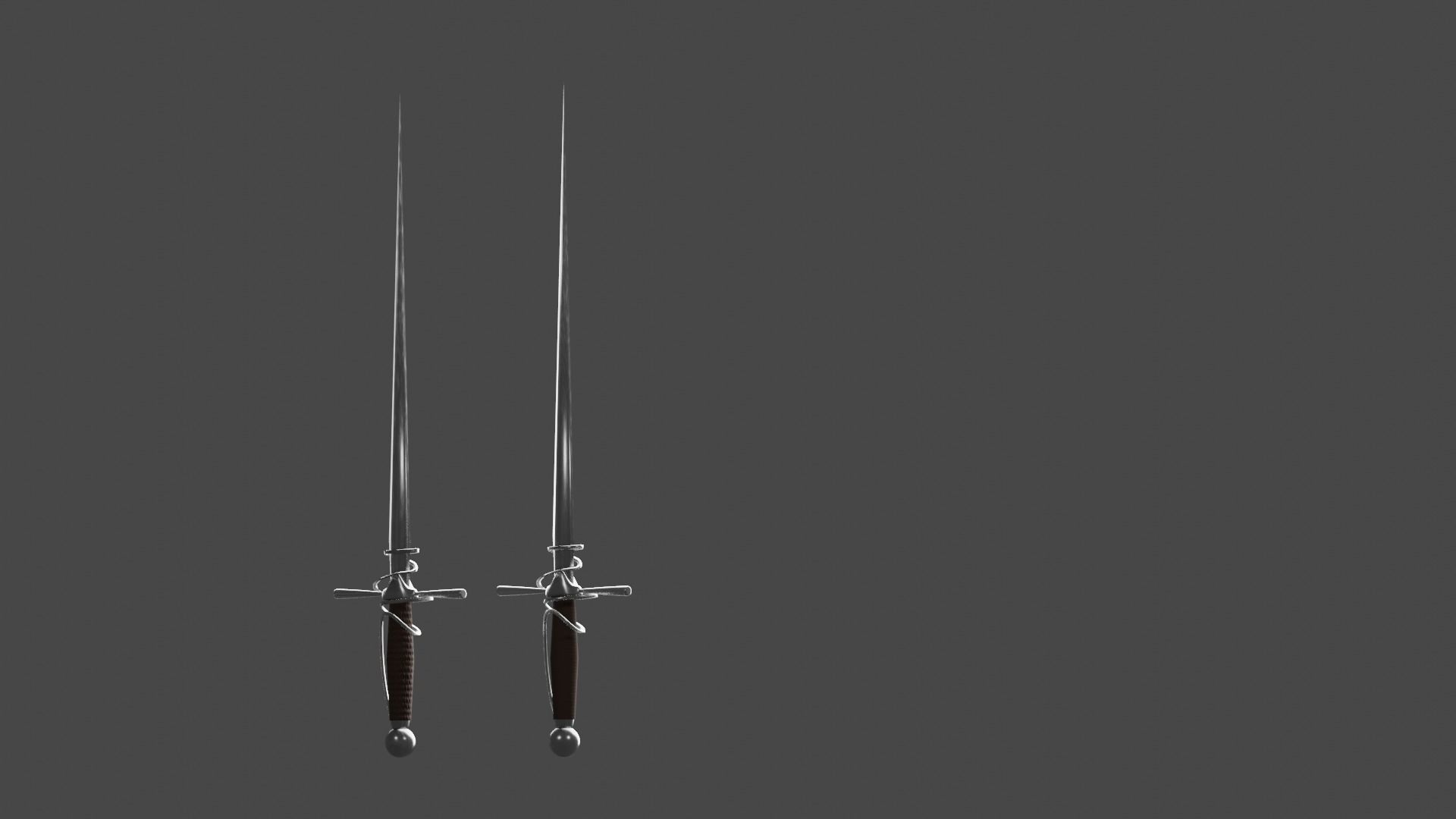 Sword Lance Free low-poly 3D model_6