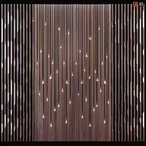 Combination of two Edge and Lucerna illuminated panels