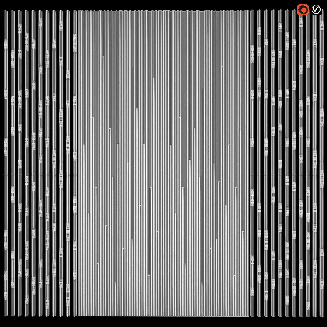 Combination of two Edge and Lucerna illuminated panels 3D model_2