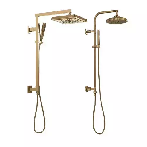Delta shower head mixer brass finish