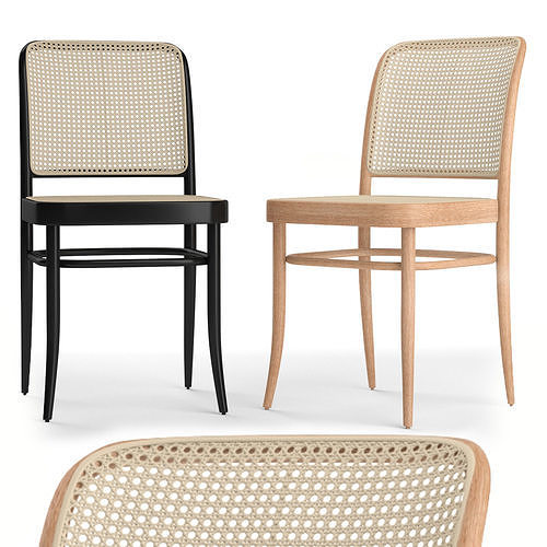 Hoffmann side chair 3D model