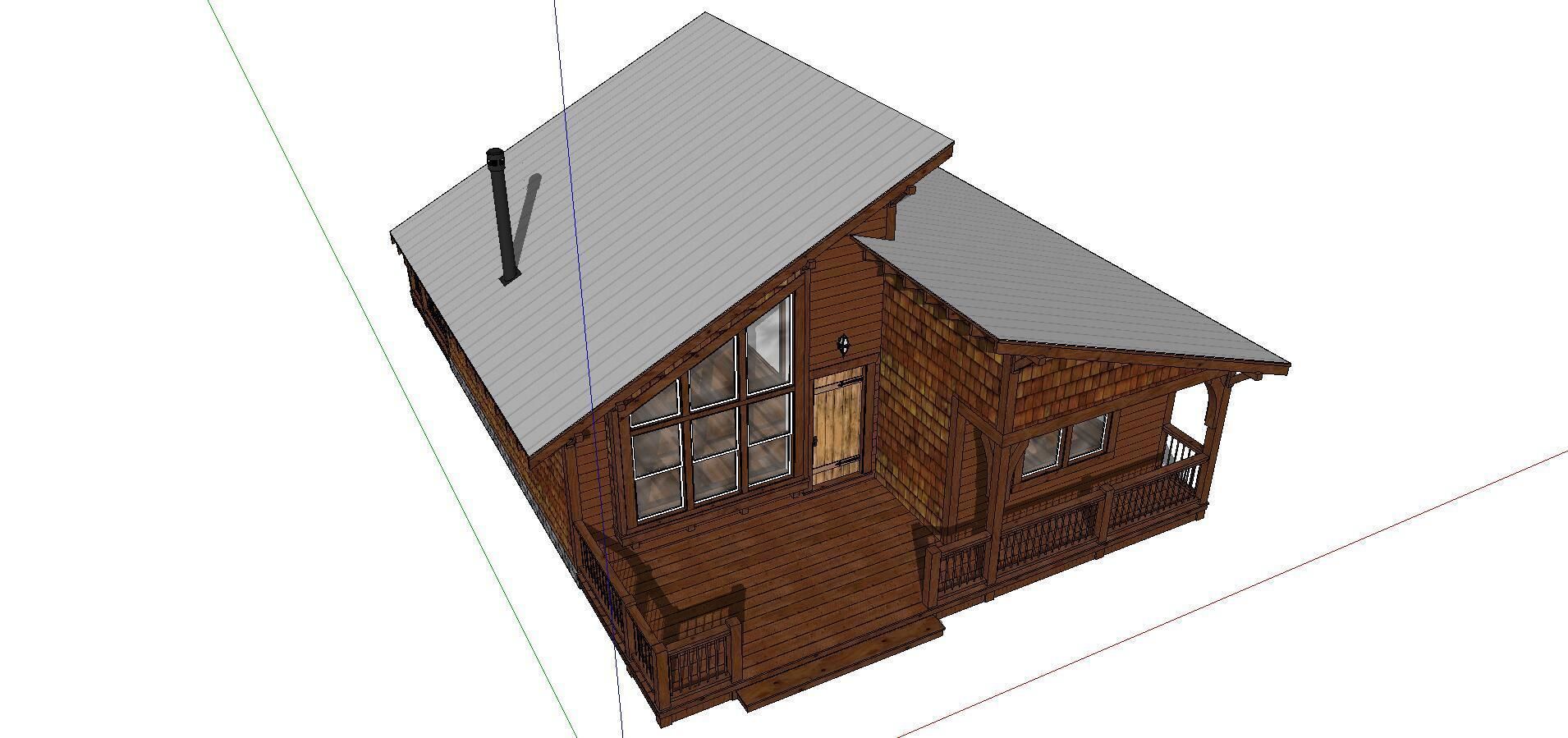 Creative Design-Holiday Cabin-071 3D model_4