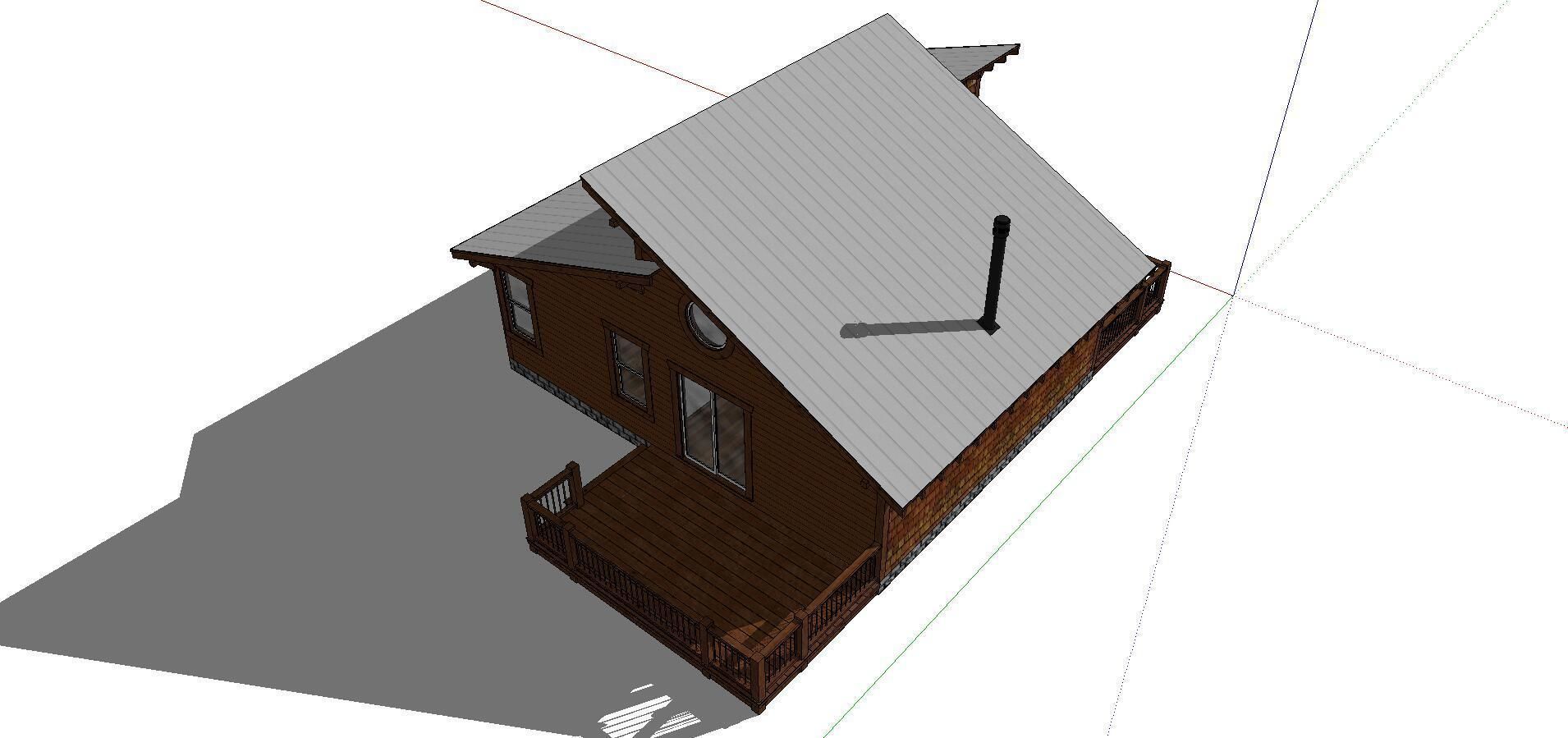Creative Design-Holiday Cabin-071 3D model_3