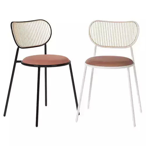 Piper Chair Upholstered Seat by Nicholas Karlovasitis