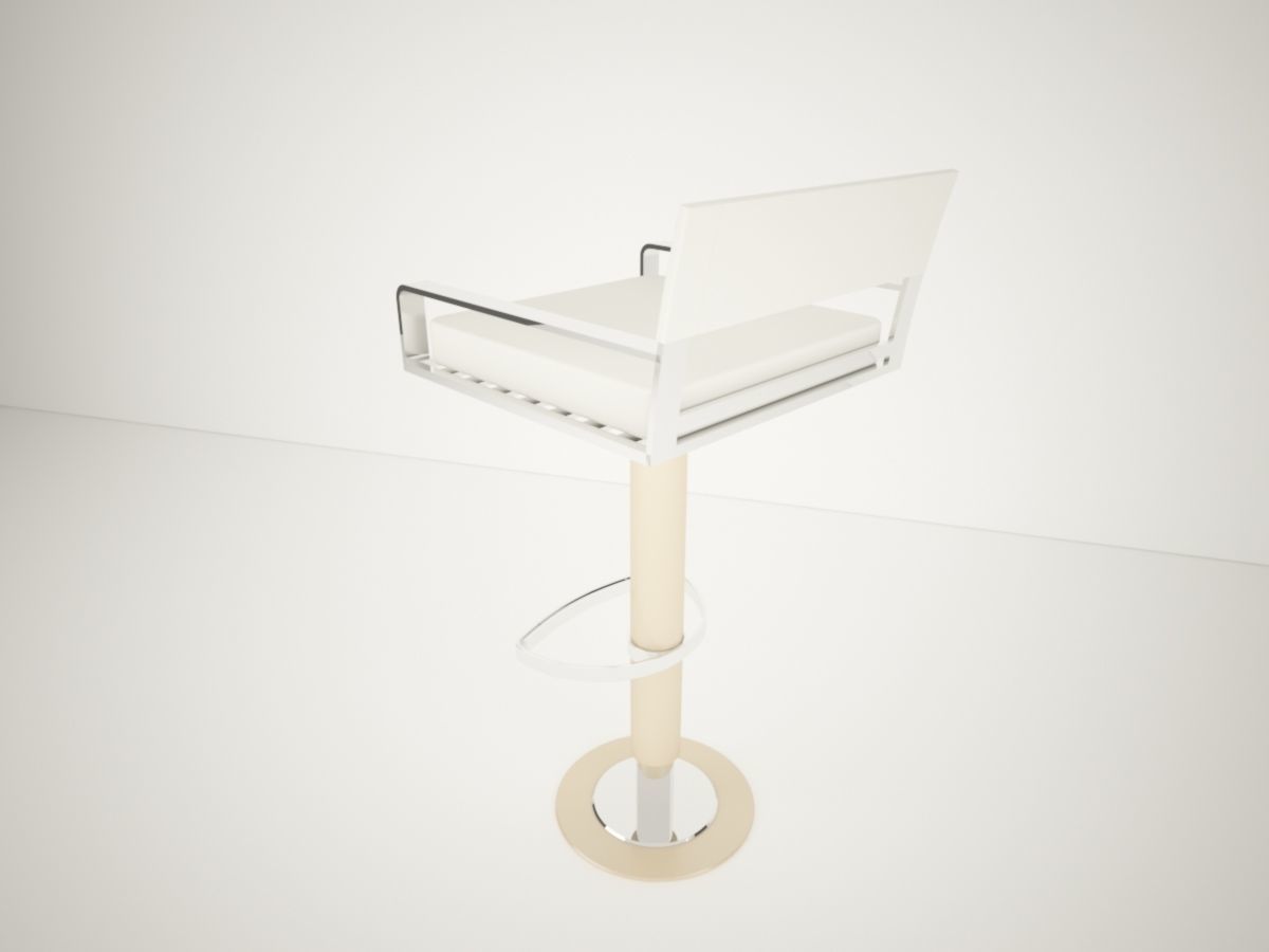 GLYN PETER MACHINE Stool bar TYC023 3D model_2