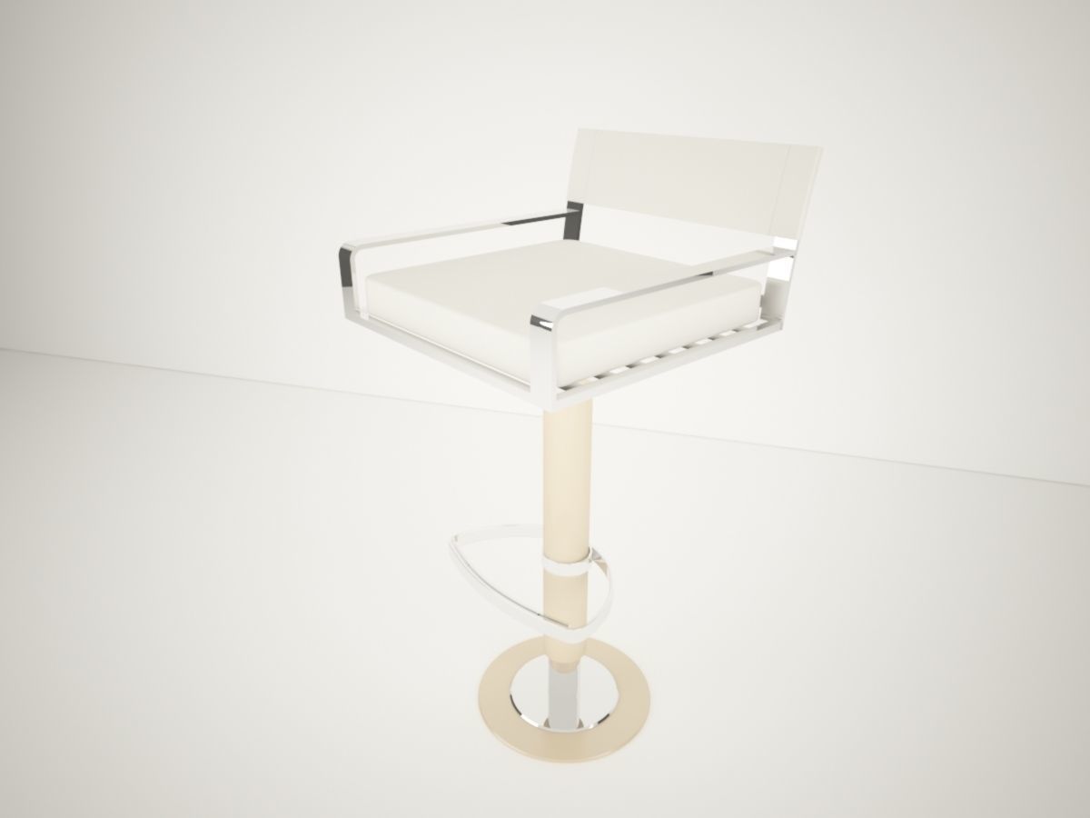 GLYN PETER MACHINE Stool bar TYC023 3D model_1