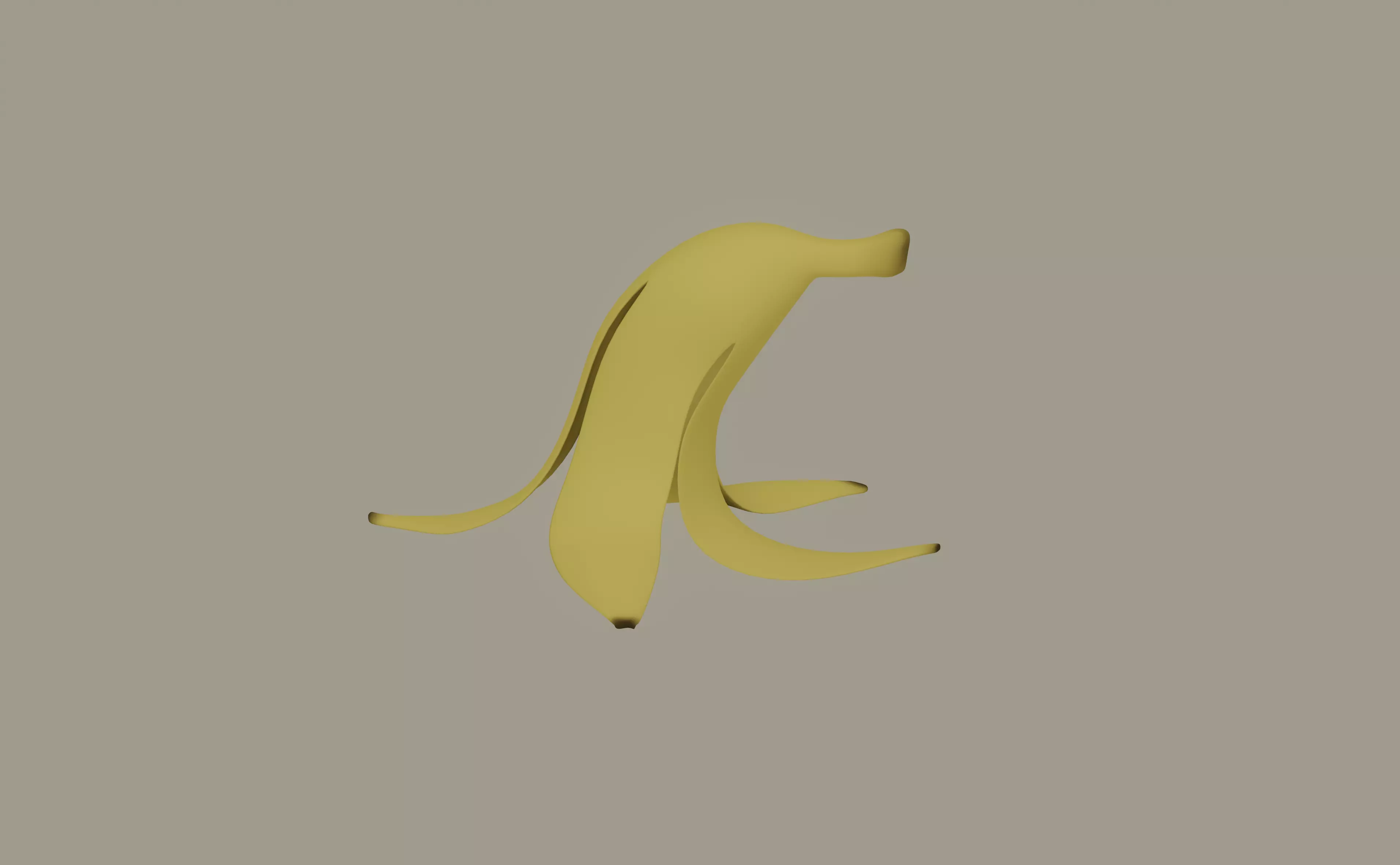 Banana Peel 3D model_0