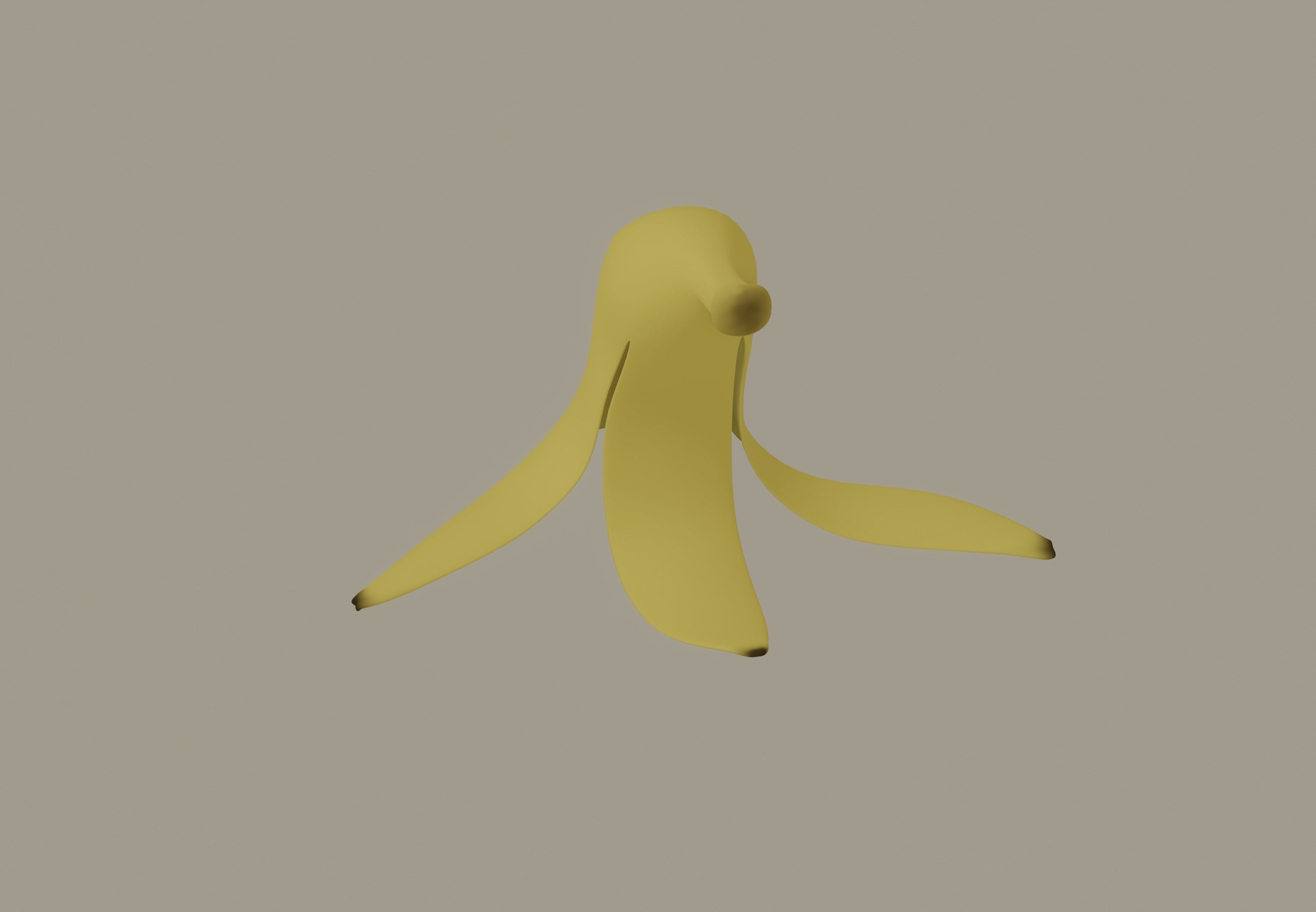 Banana Peel 3D model_5