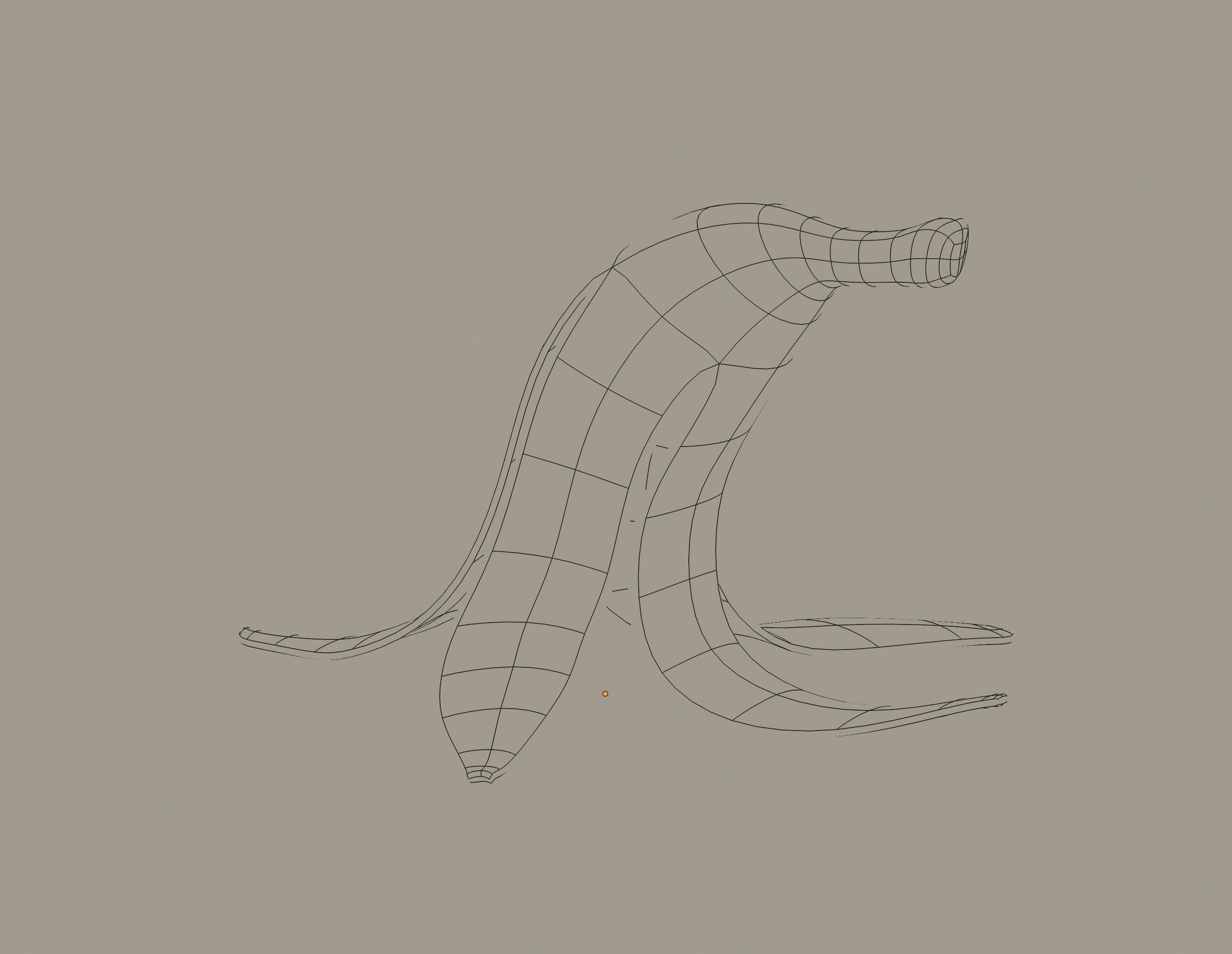 Banana Peel 3D model_10