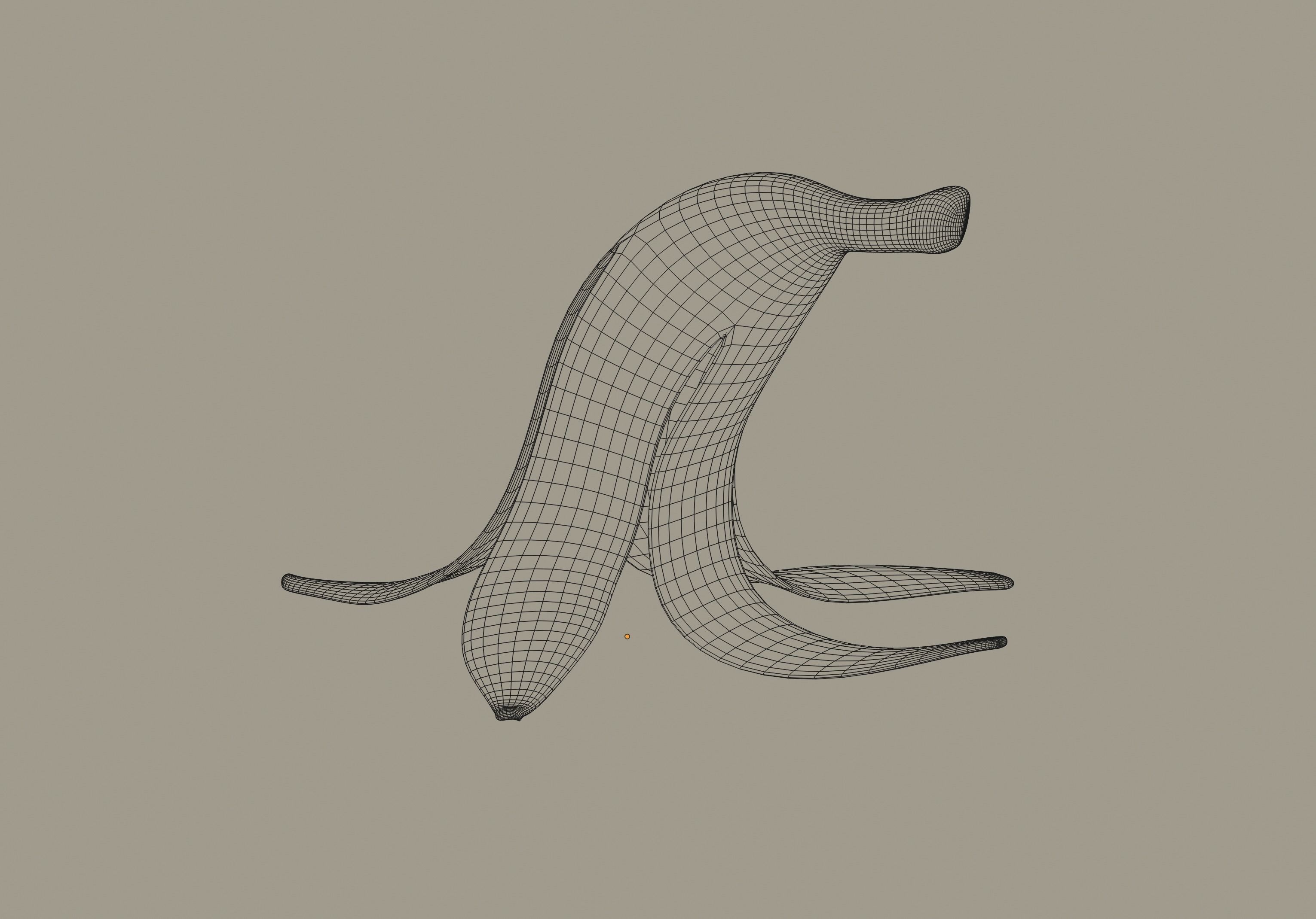 Banana Peel 3D model_11