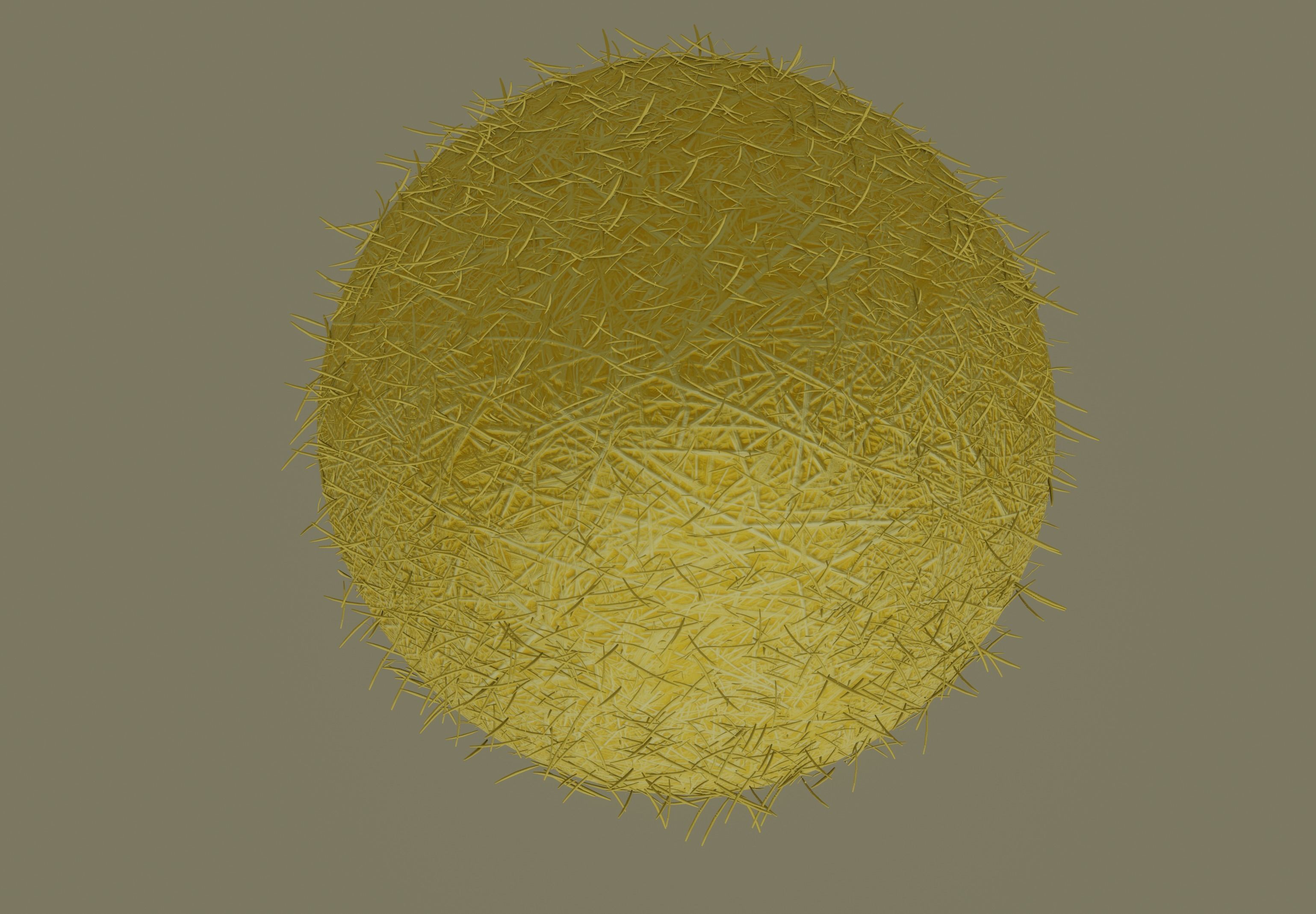 Hay Pile 3D model_4