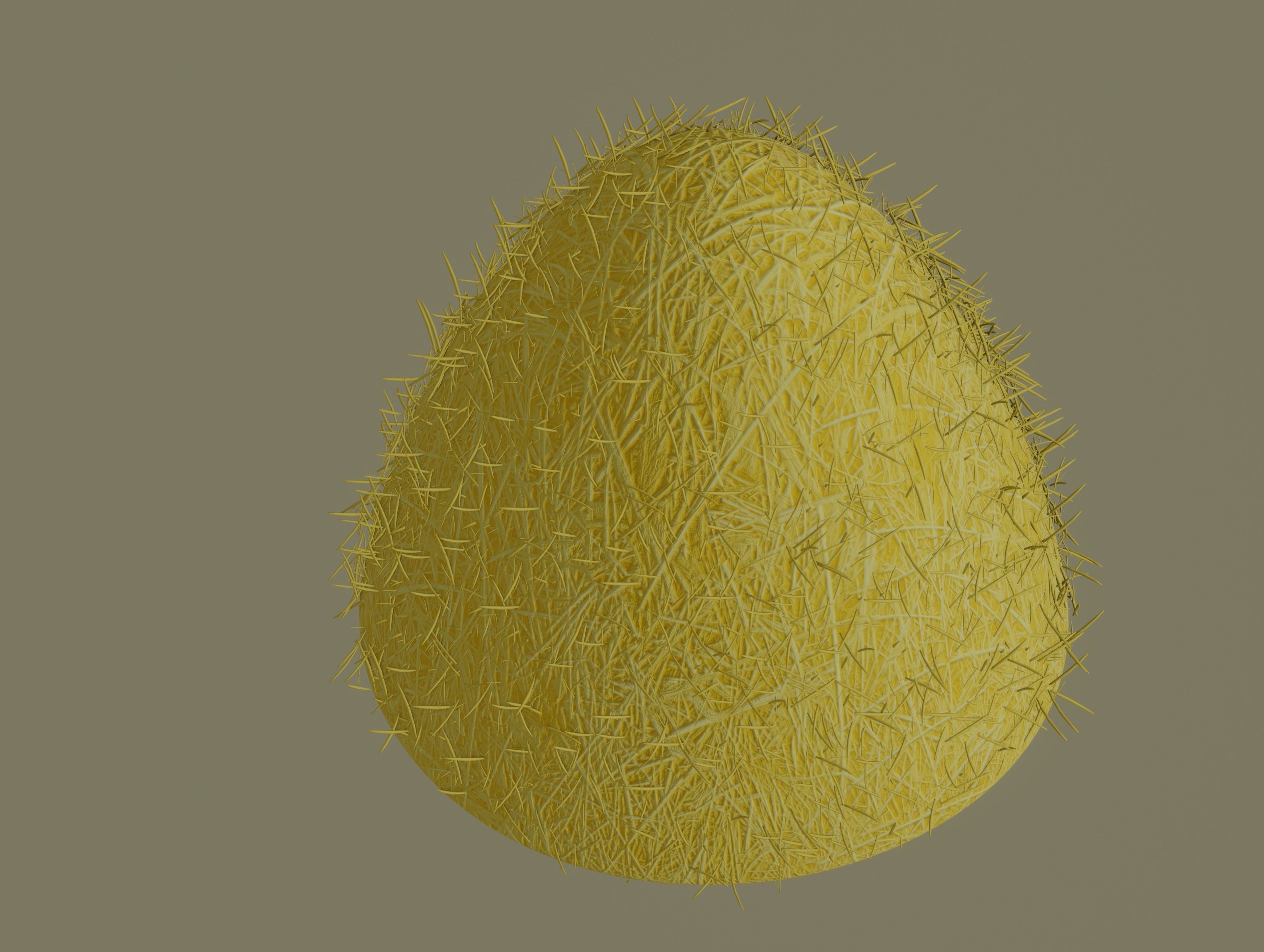 Hay Pile 3D model_3