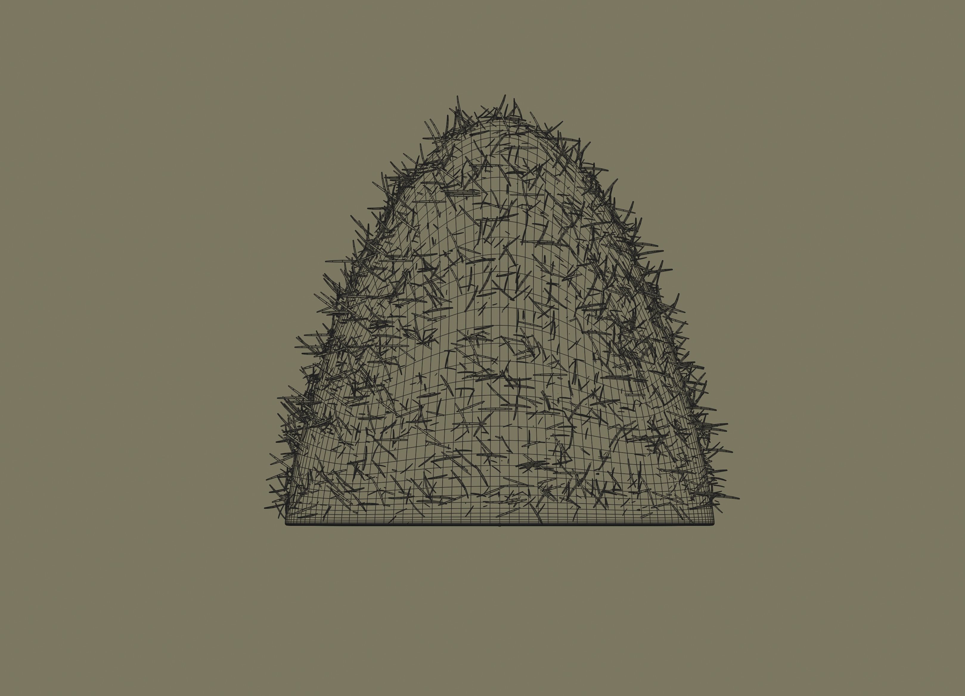 Hay Pile 3D model_10