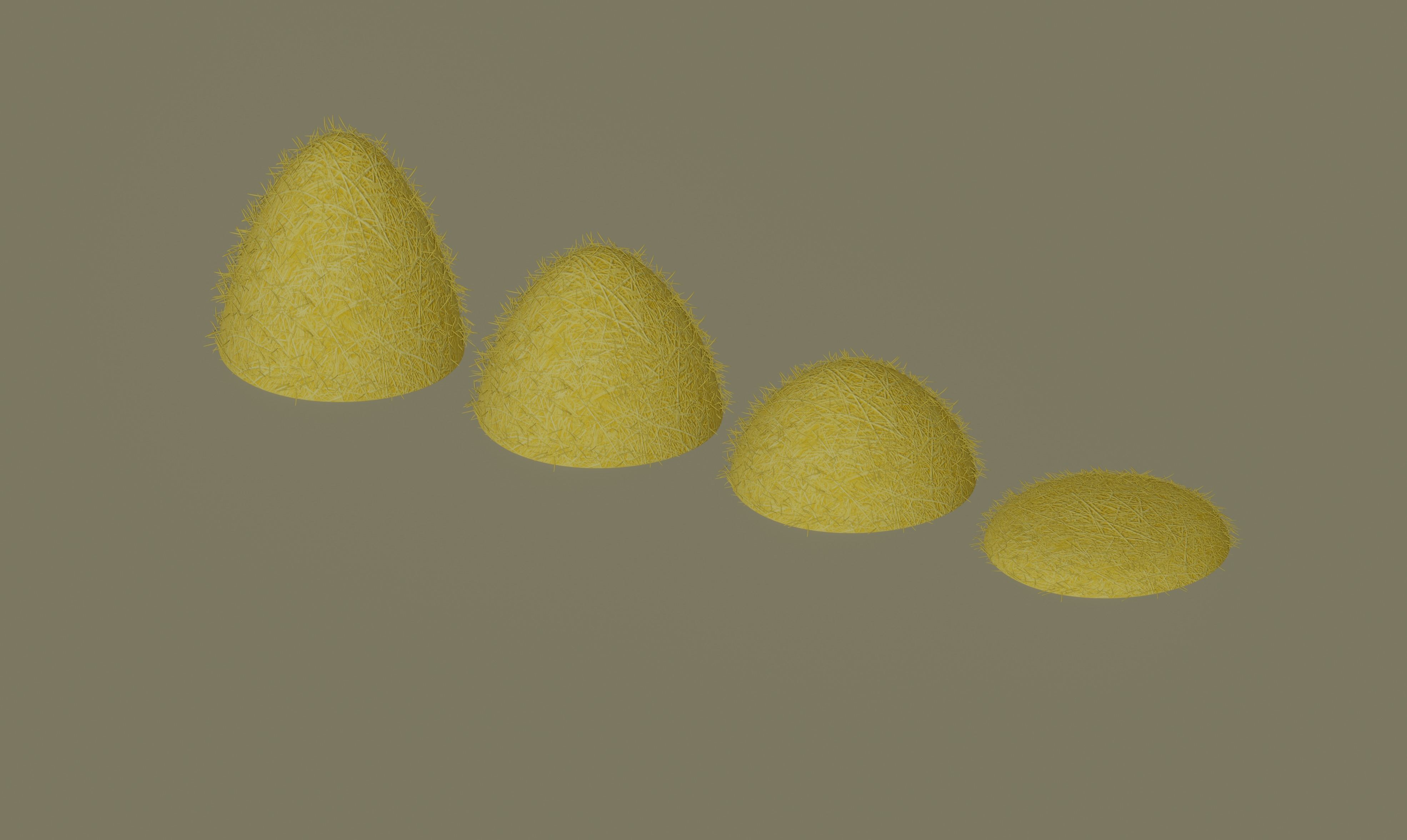Hay Pile 3D model_1