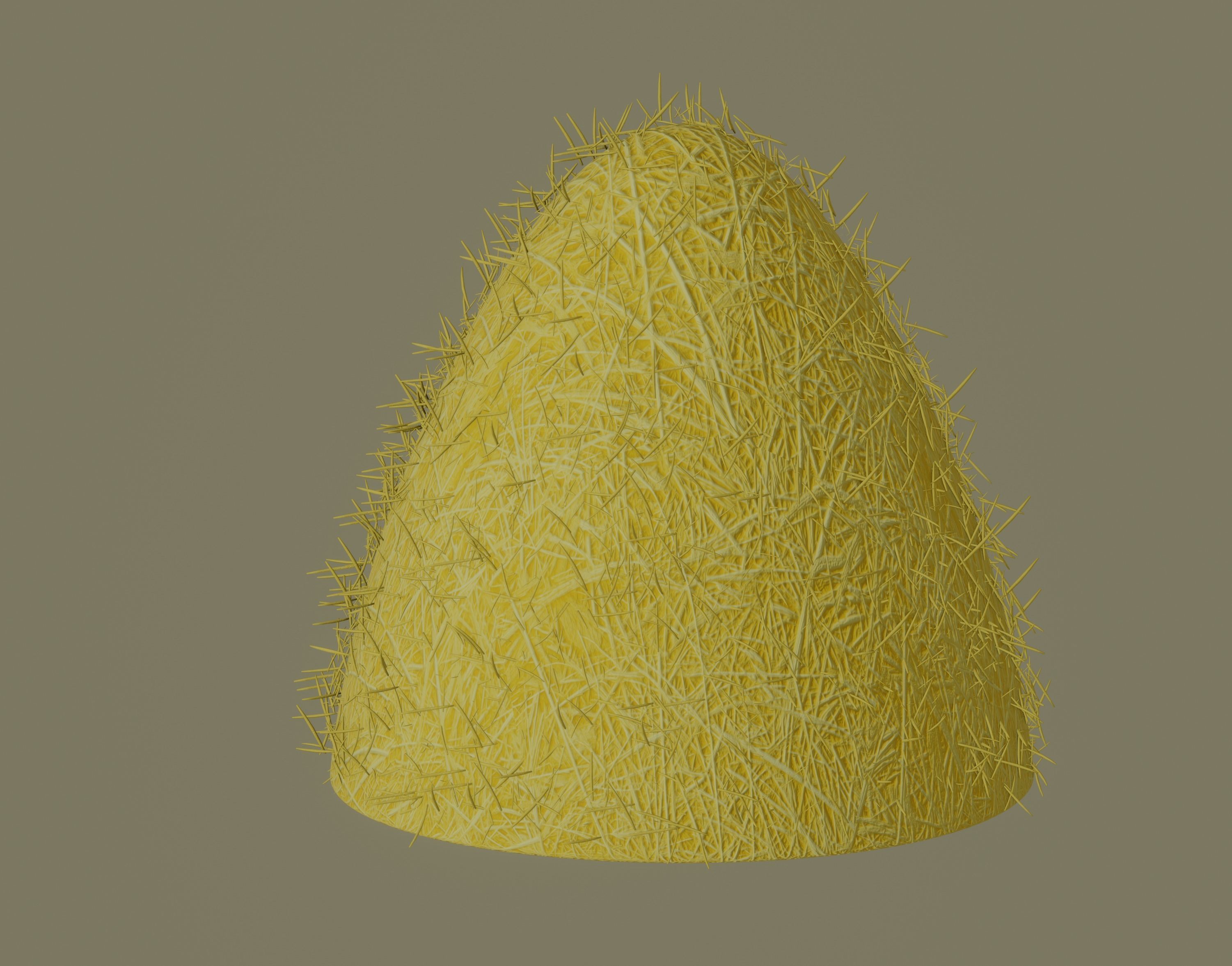 Hay Pile 3D model_6