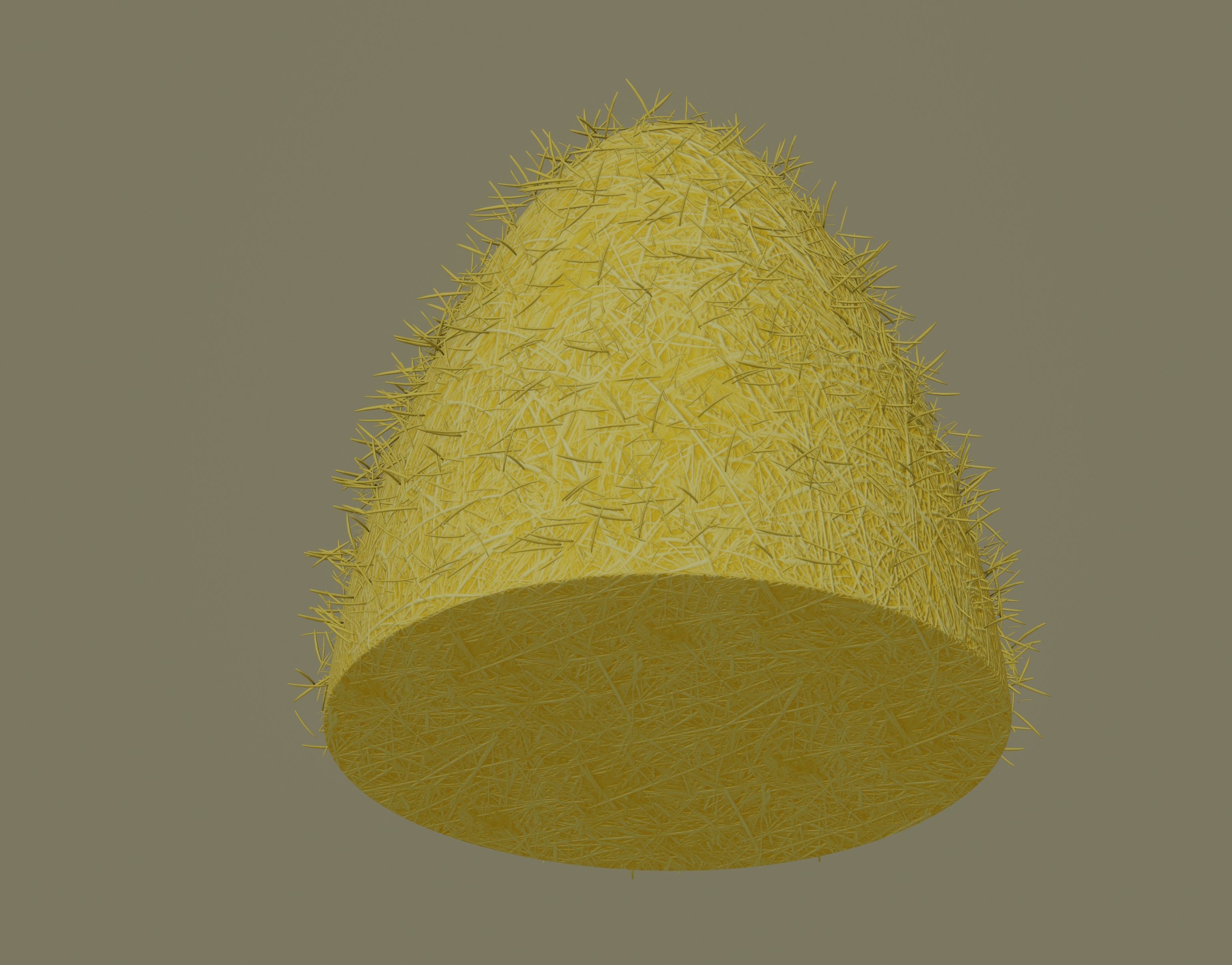 Hay Pile 3D model_5