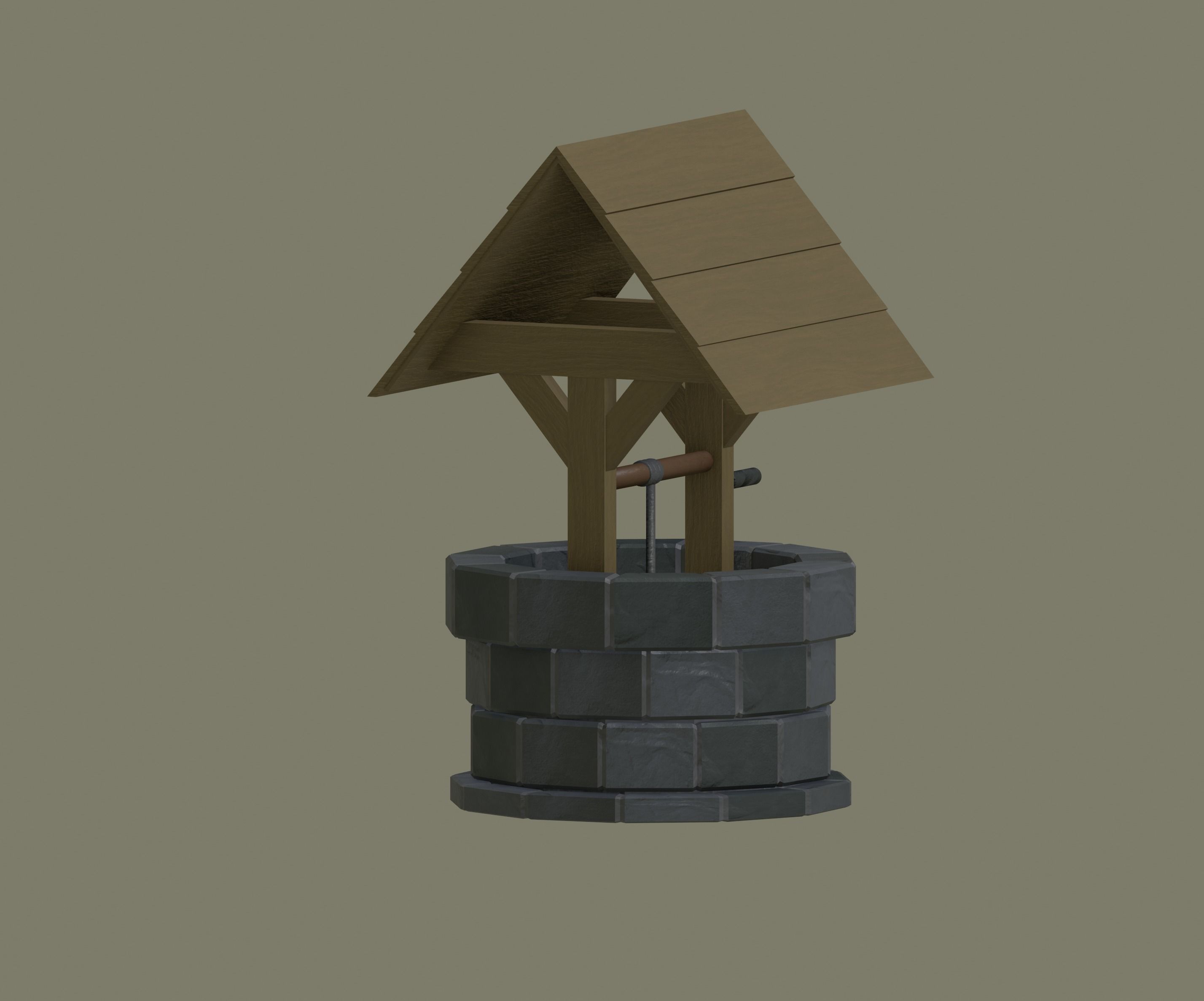 Well model 3D model_4