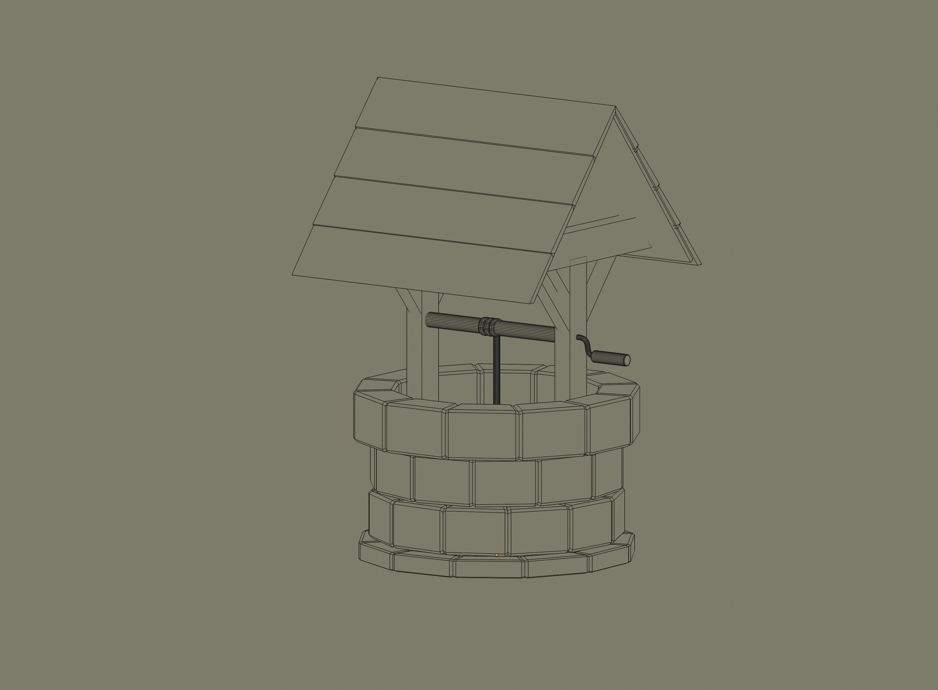 Well model 3D model_12