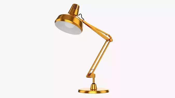 Arm desk lamp adjustable 3D model