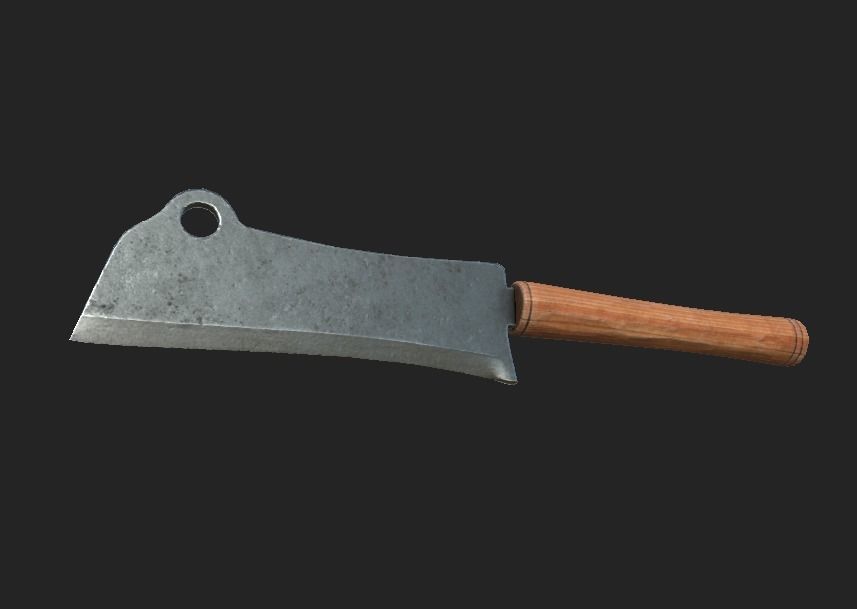 Battle Cleaver free VR / AR / lowpoly 3D model CGTrader