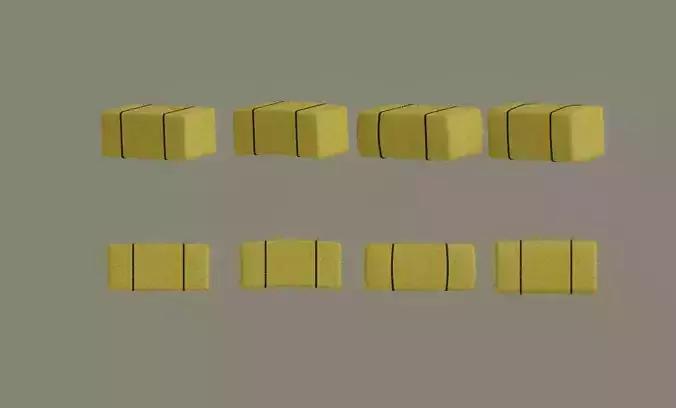 Hay Block 3D model