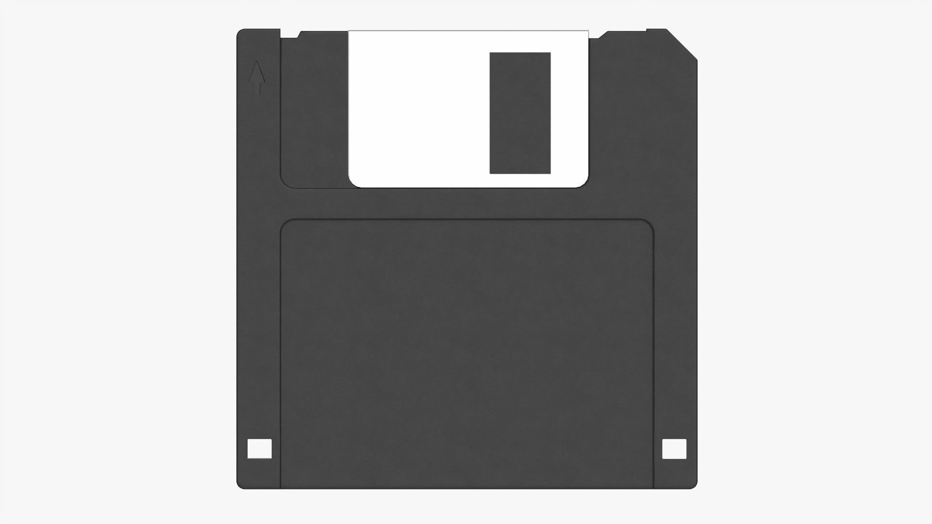 Floppy diskette 01 3D model_3