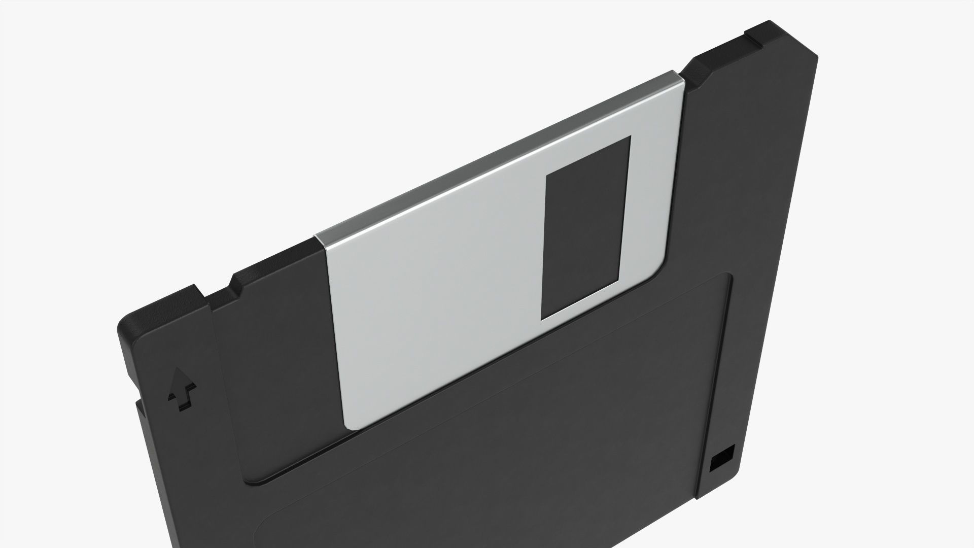 Floppy diskette 01 3D model_4