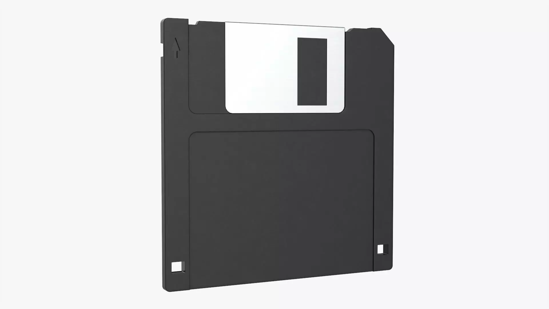 Floppy diskette 01 3D model_0