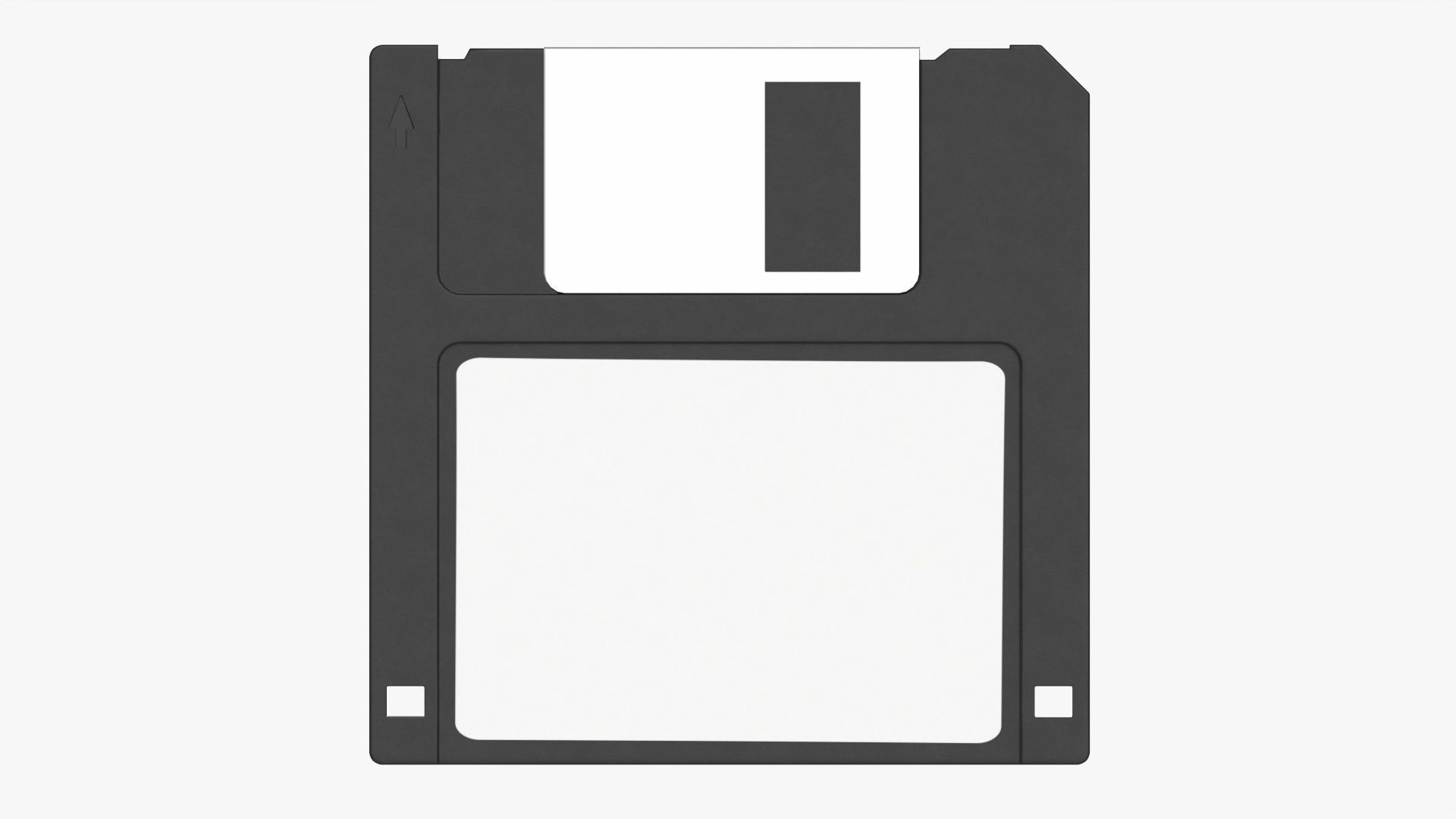 Floppy diskette 02 3D model_3