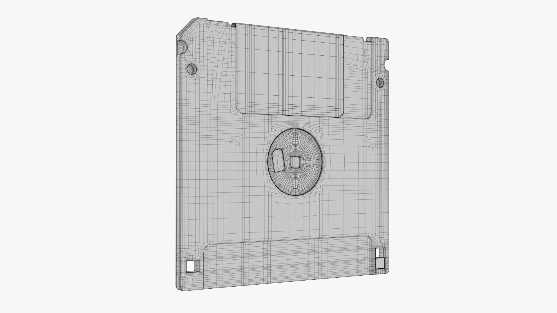 Floppy diskette 02 3D model_7