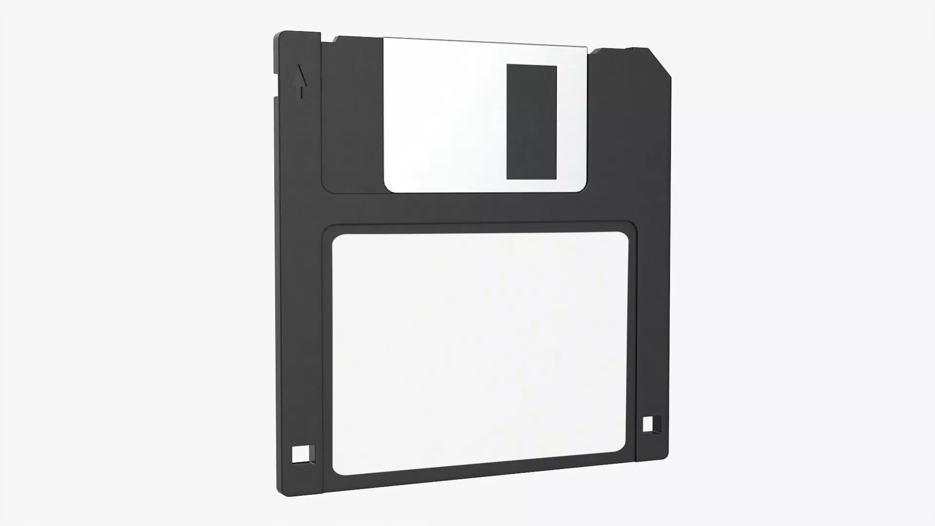 Floppy diskette 02 3D model_0