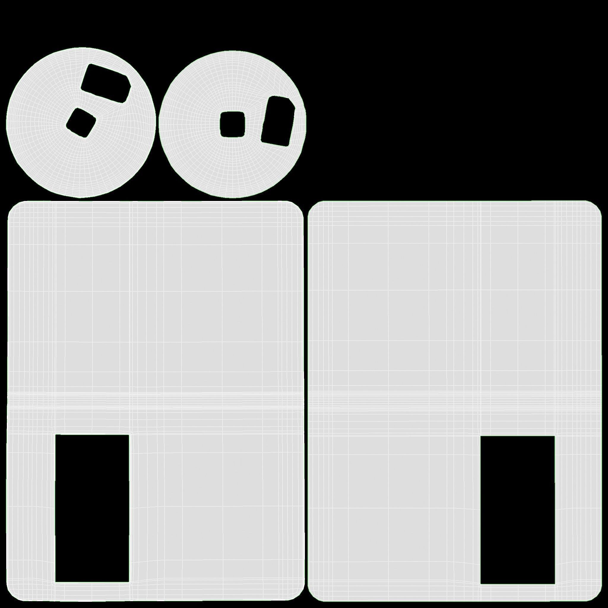 Floppy diskette 02 3D model_12