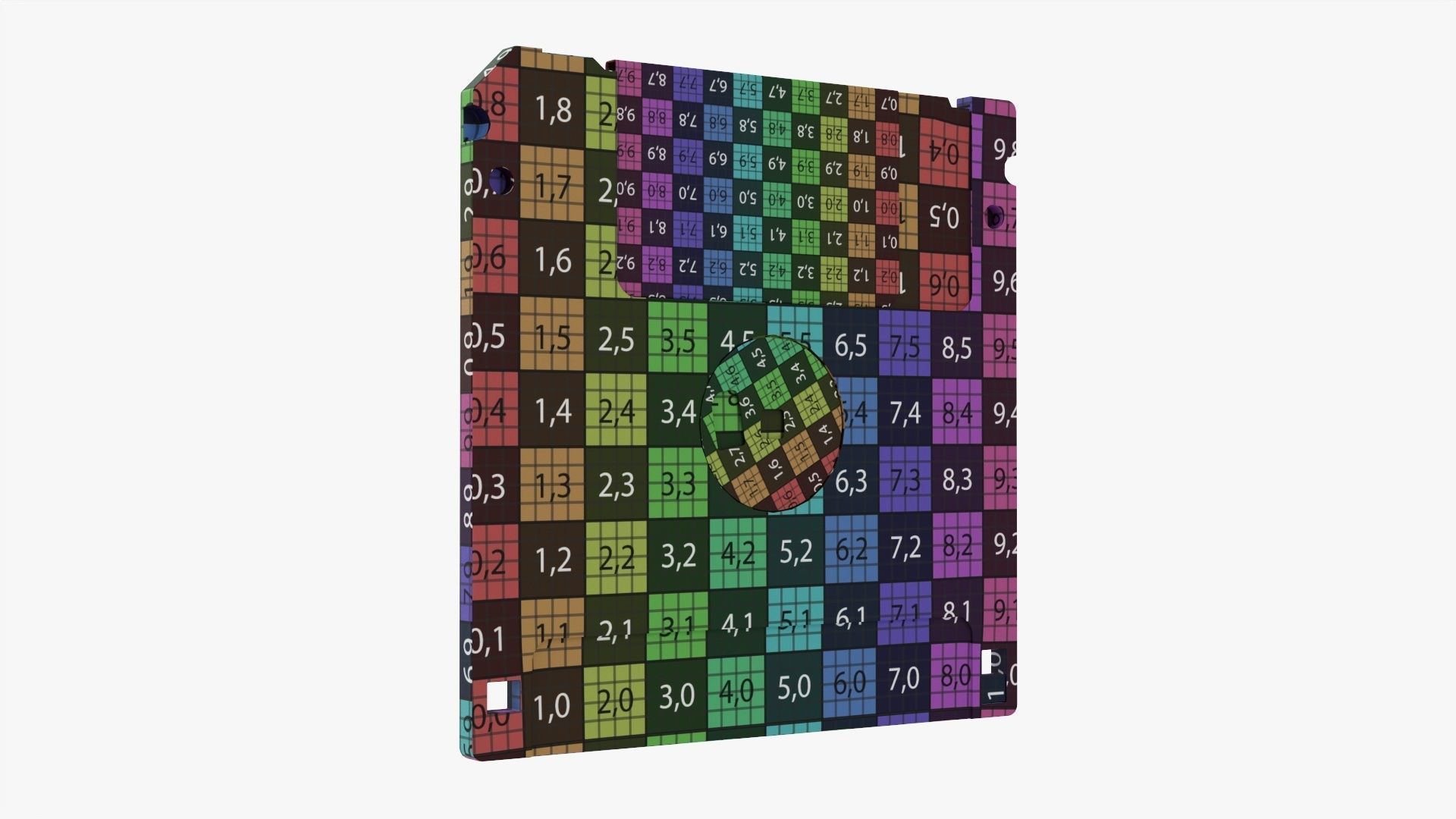 Floppy diskette 02 3D model_11