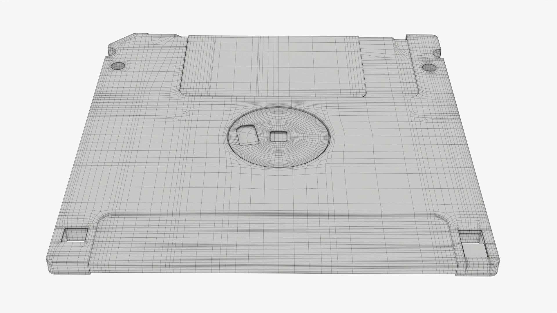 Floppy diskette 02 3D model_8