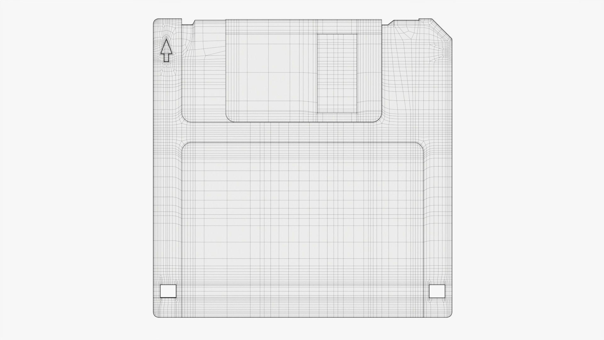 Floppy diskette 02 3D model_9