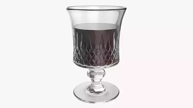 Glass goblet 01