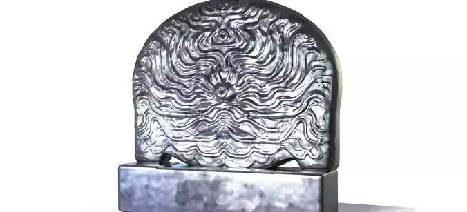 Ancient Sun carving 3D model